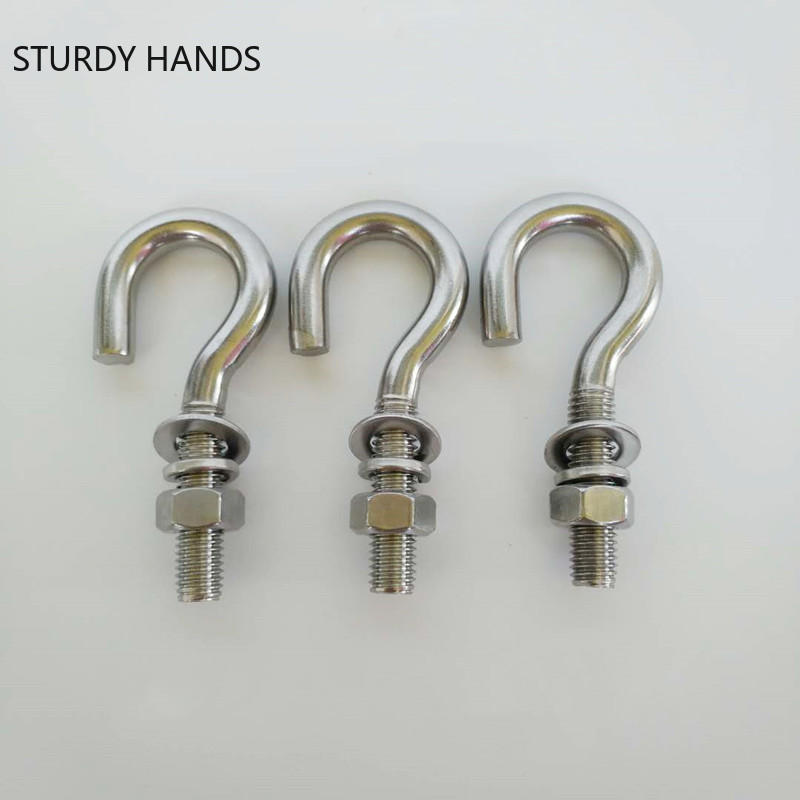 Furniture And Hardware Supplies - 2pcs 스테인레스 스틸 교수형 후크 홈