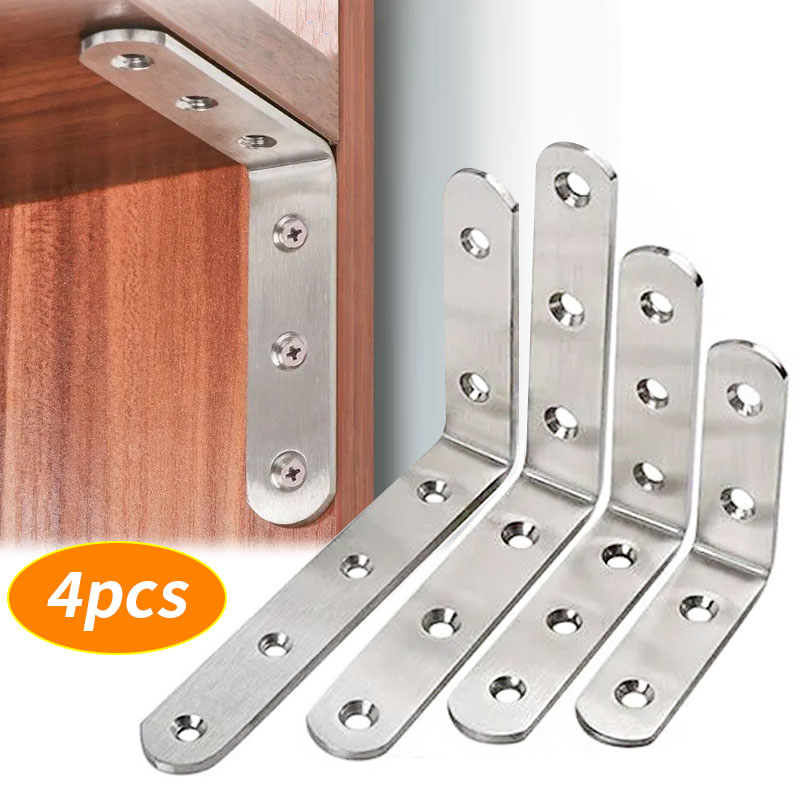 Used Furniture Hardware - 4개의 직각 브래킷, L자형 코너 코드