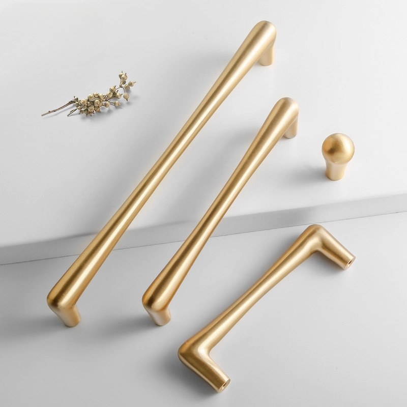 Furniture And Kitchen Hardware Fitting - 노르딕 황동 가구 손잡이 옷장 및