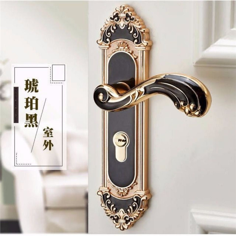Furniture Hardware Lock - 유럽 ​​스타일 무음 방문 손잡이 패션