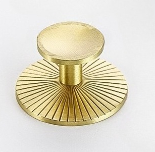 Furniture Hardware With Backplate - 캐비닛 및 서랍용 솔리드 브래스 핸들