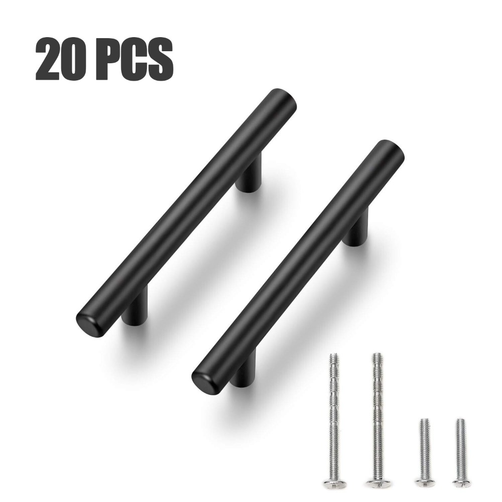 Furniture Rotating Hardware - 20 PCS 캐비닛은 매트 블랙 스테인레스
