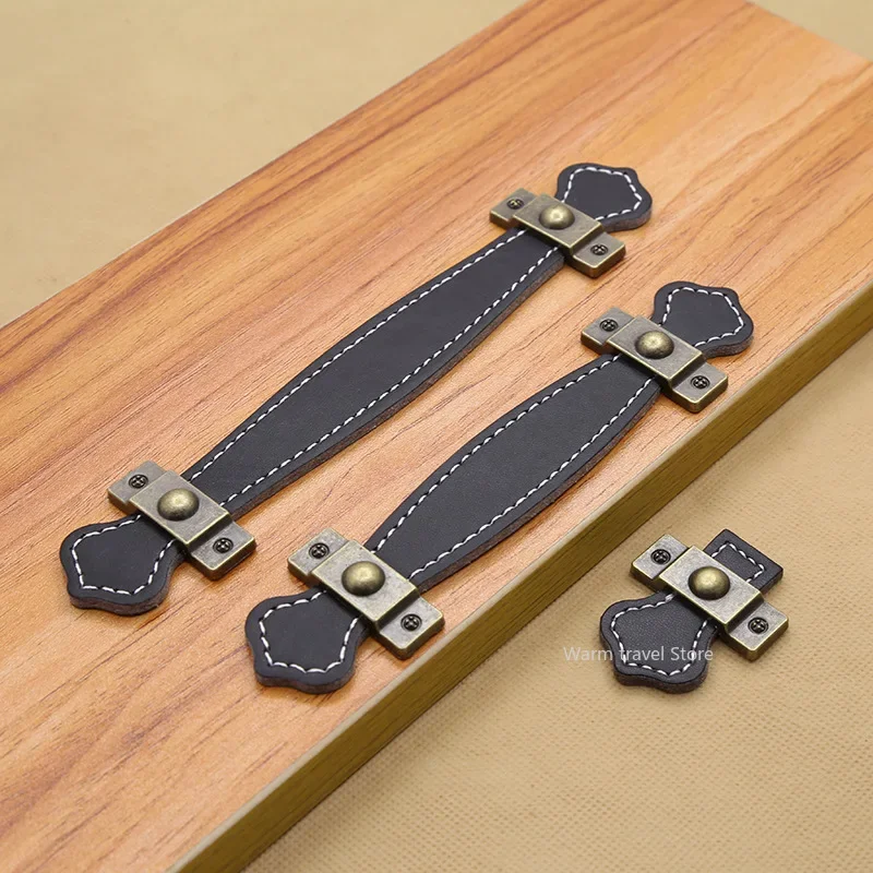 Furniture Rotating Hardware - 1 PCS 가죽 손잡이 가방 처리