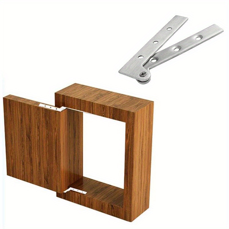 Furniture And Hardware Supplies - 5pcs 스테인레스 스틸 커넥터 도어 경첩