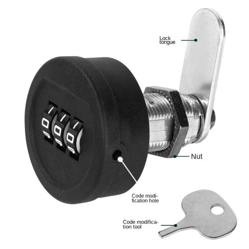 Furniture Hardware Lock - 서랍 비밀번호 잠금 장치 20/30mm 나사