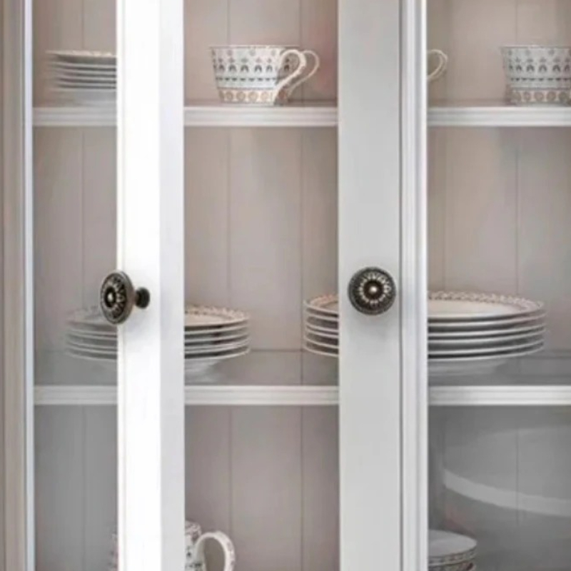 Furniture And Kitchen Hardware Fitting - 2Pcs 청동 톤 레트로 합금 주방
