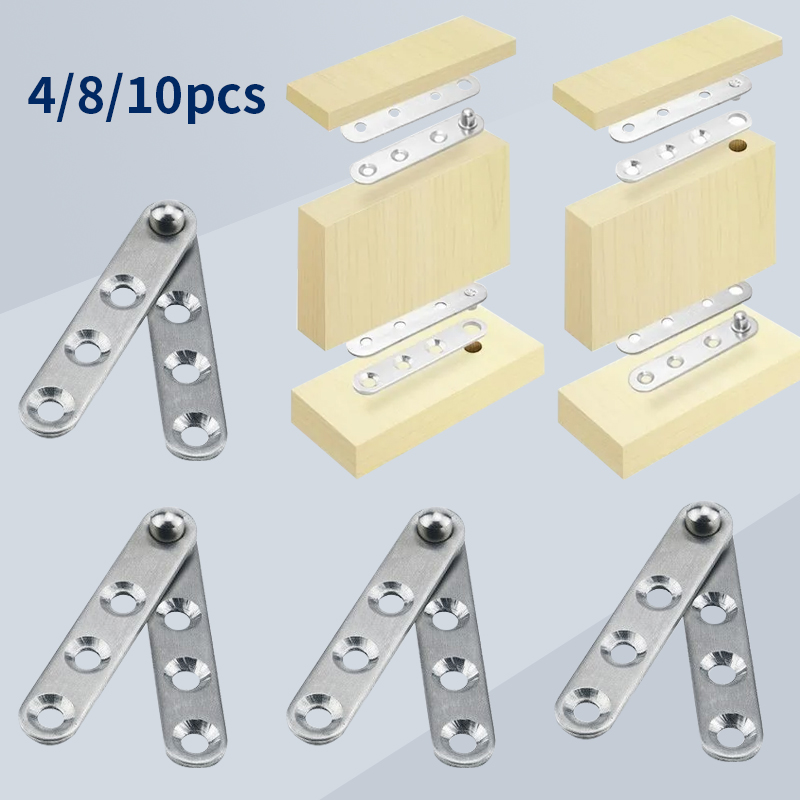 Used Furniture Hardware - 4/8/10개 회전 힌지, 옷장, 캐비닛 도어,