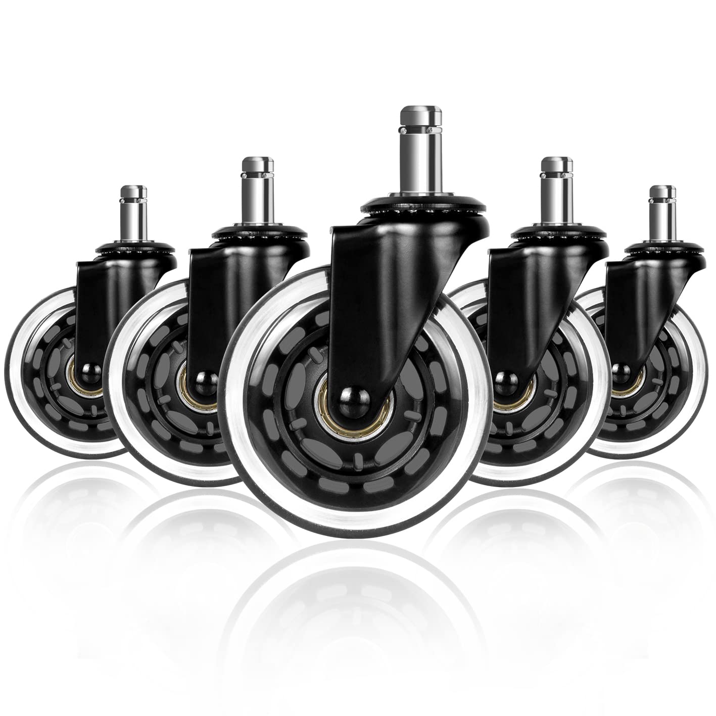 Office Furniture Hardware - 5PCS 유니버설 무음 캐스터 50KG 휠