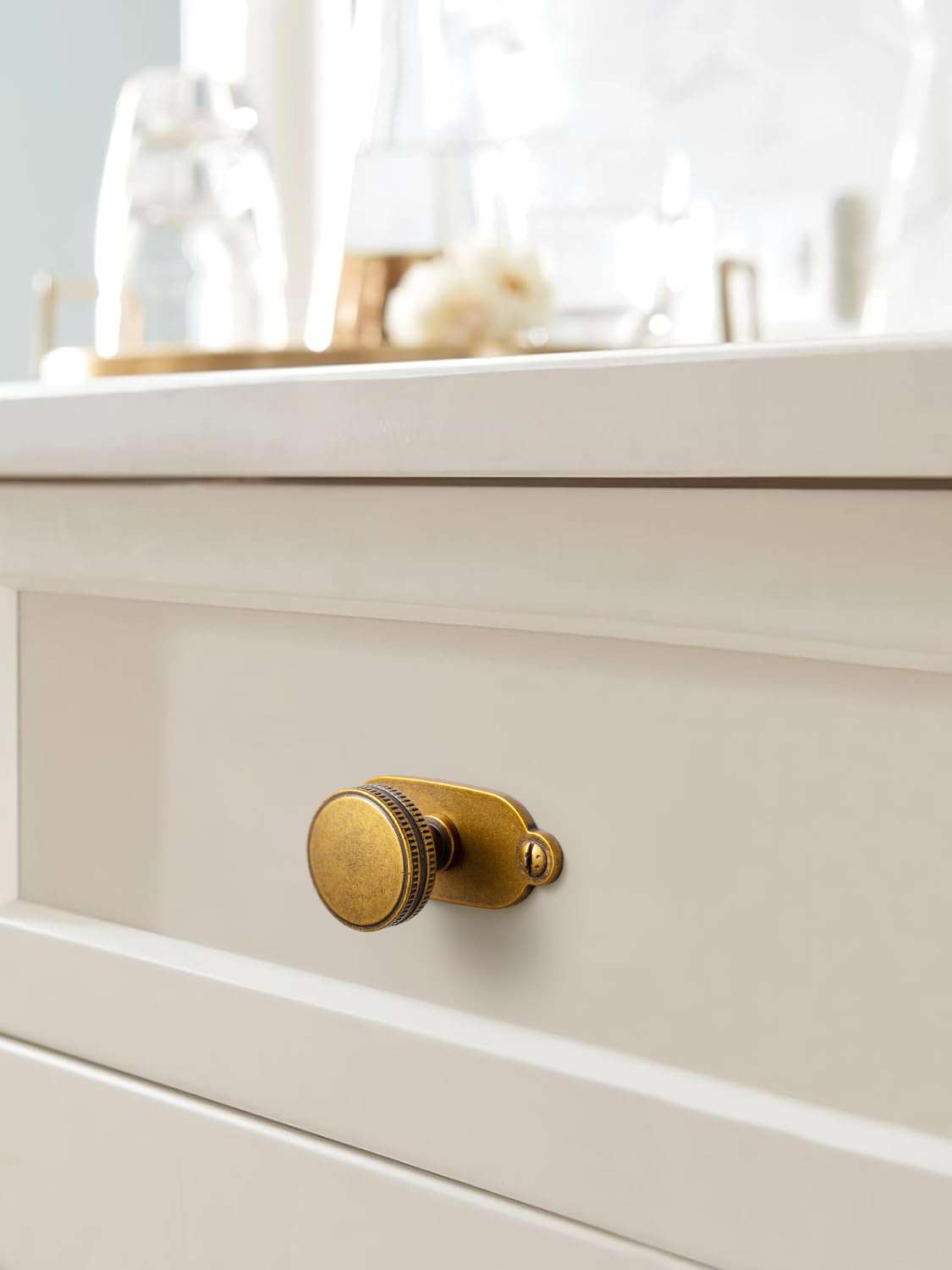 구키 빈티지 황동 캐비닛 손잡이(백플레이트 포함) -  - Furniture Hardware With Backplate 리뷰 및 가격