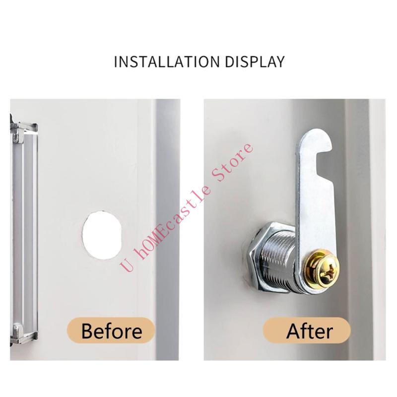 63HF 2세트 서랍 캠 잠금 보안 캐비닛 잠금 장치( - Furniture Hardware Lock 리뷰 및 가격