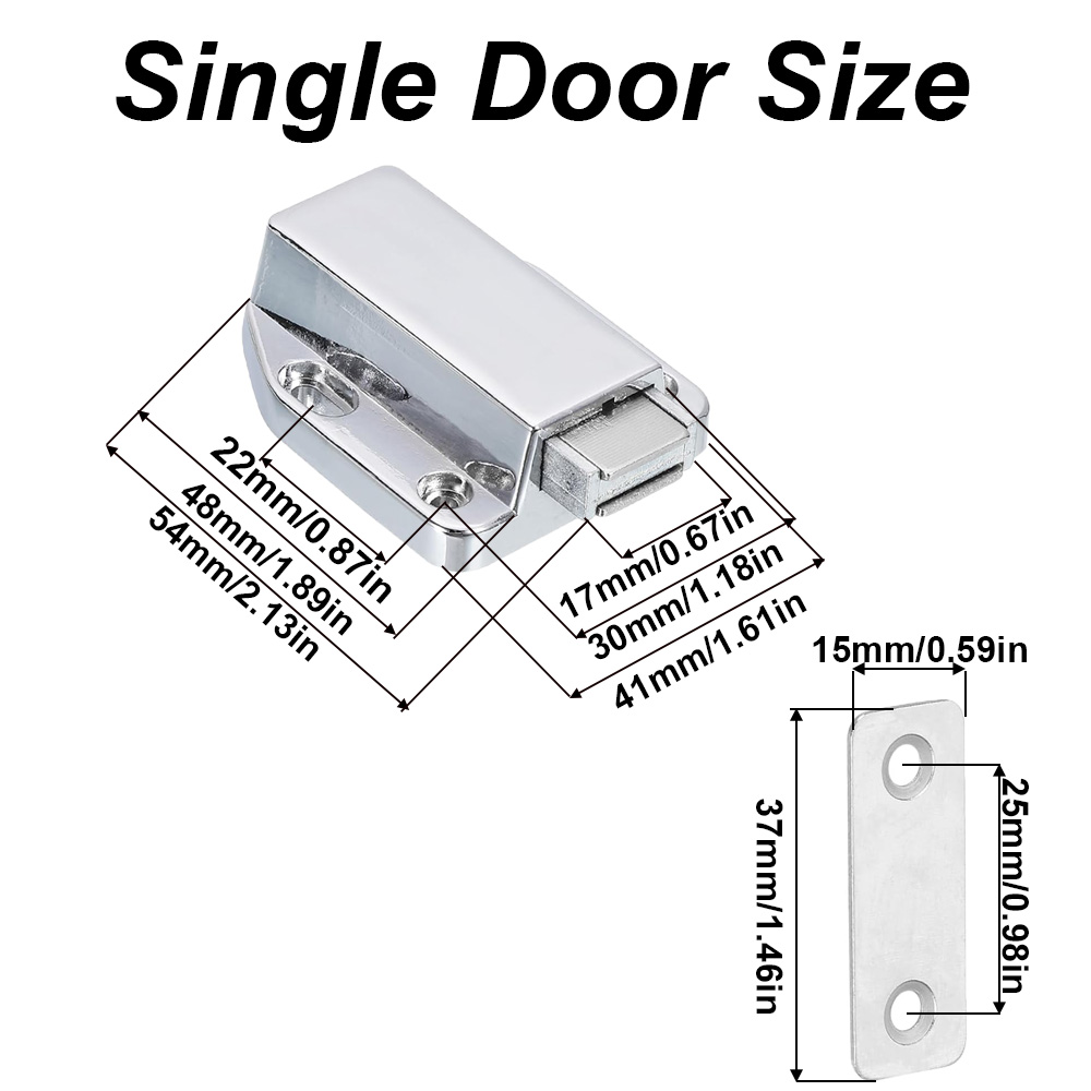 캐비닛 마그네틱 캐치 마그네틱 푸시로 래치 열기 찬장, - Furniture Hardware Lock 리뷰 및 가격