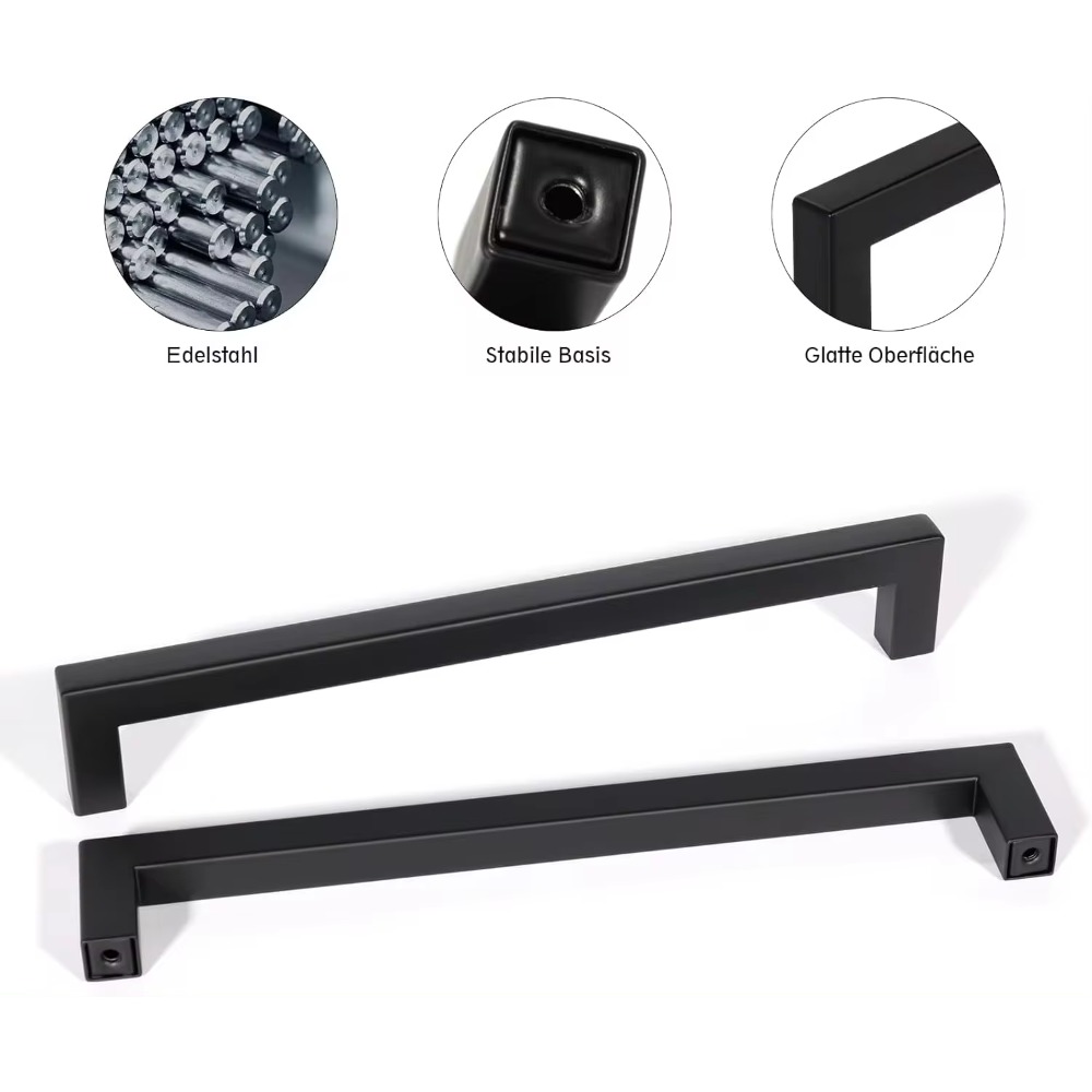 블랙 스테인레스 스틸 주방 문짝 캐비닛 손잡이, 당김  - Furniture Rotating Hardware 리뷰 및 가격
