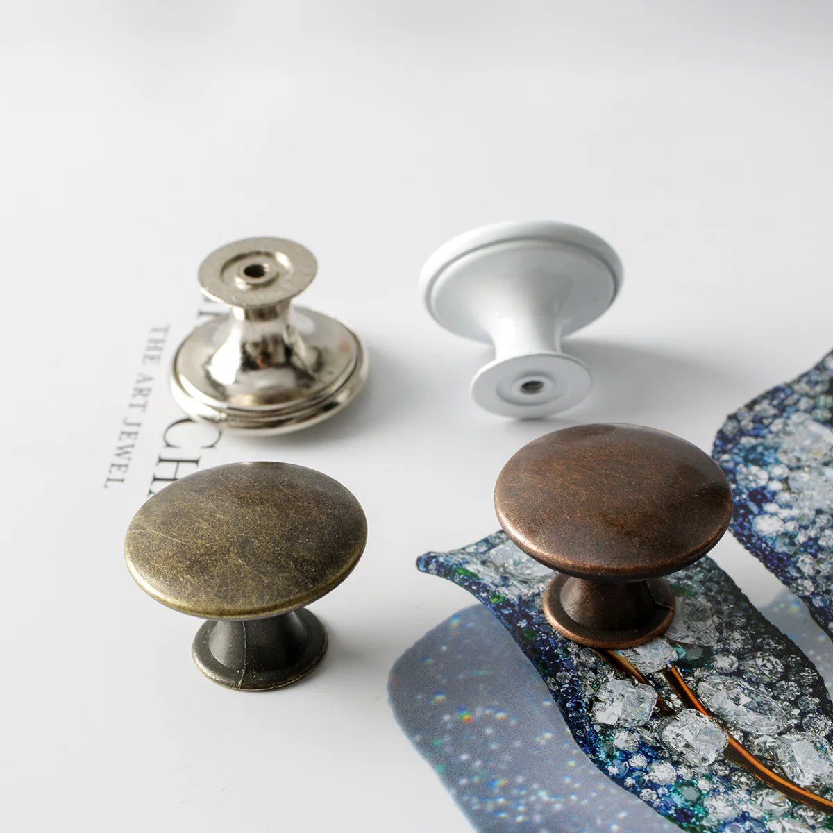 레트로 브론즈 톤 합금 주방 손잡이 서랍 캐비닛 도어  - Furniture And Kitchen Hardware Fitting 리뷰 및 가격
