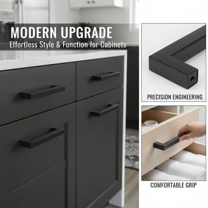 슬림 사각형 서랍 손잡이 3.86인치/96mm 중앙 간 - Furniture And Kitchen Hardware Fitting 리뷰 및 가격