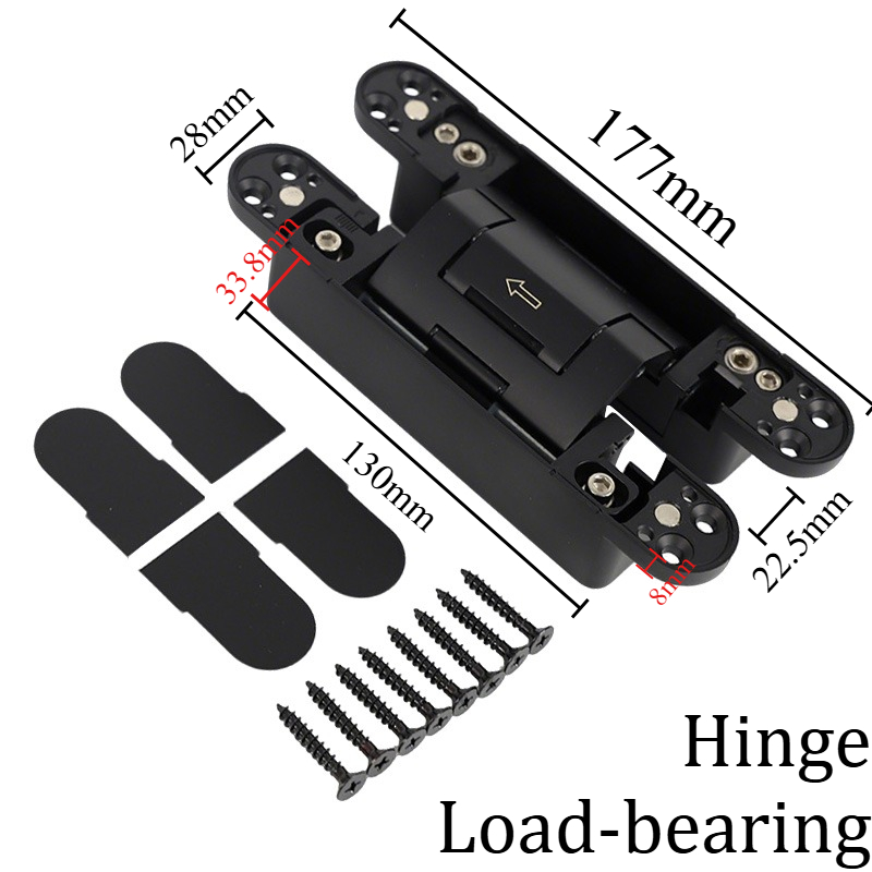 검정색 유압 도어 힌지 2D 조절 가능 헤비듀티 무소음 - Furniture Hardware Types 리뷰 및 가격