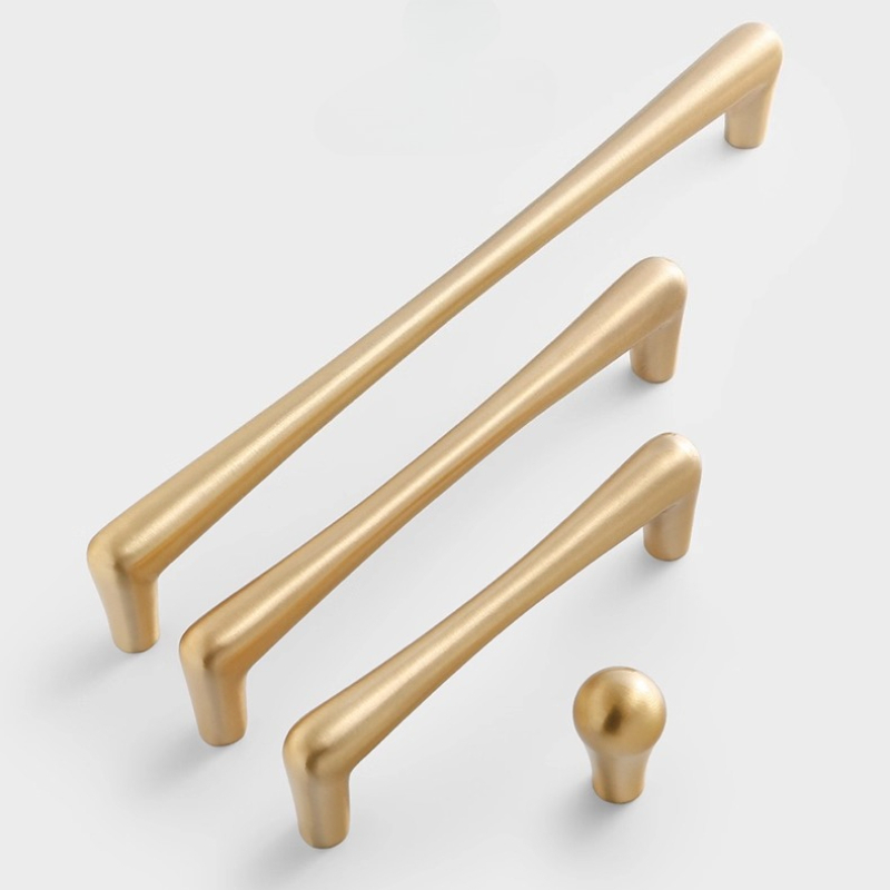 노르딕 황동 가구 손잡이 옷장 및 서랍장용 금색 손잡이 - Furniture And Kitchen Hardware Fitting 리뷰 및 가격
