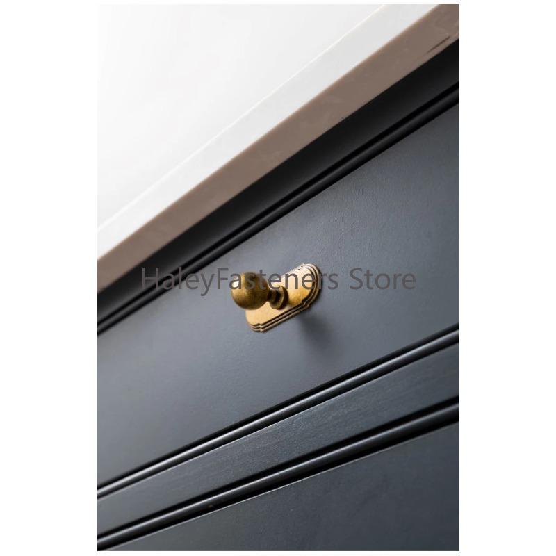 미드 센추리 앤티크 황동 캐비닛 손잡이 백플레이트 포함 - Furniture Hardware With Backplate 리뷰 및 가격