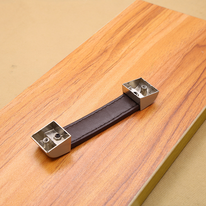 현대적인 고급 가죽 손잡이 손잡이형 손잡이 가구 캐비닛 - Office Furniture Hardware 리뷰 및 가격