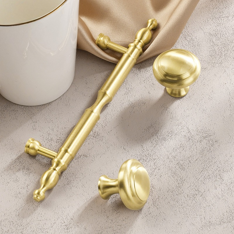 유럽 ​​단단한 황동 가구 핸들 옷장 및 서랍에 대 한 - Furniture And Kitchen Hardware Fitting 리뷰 및 가격