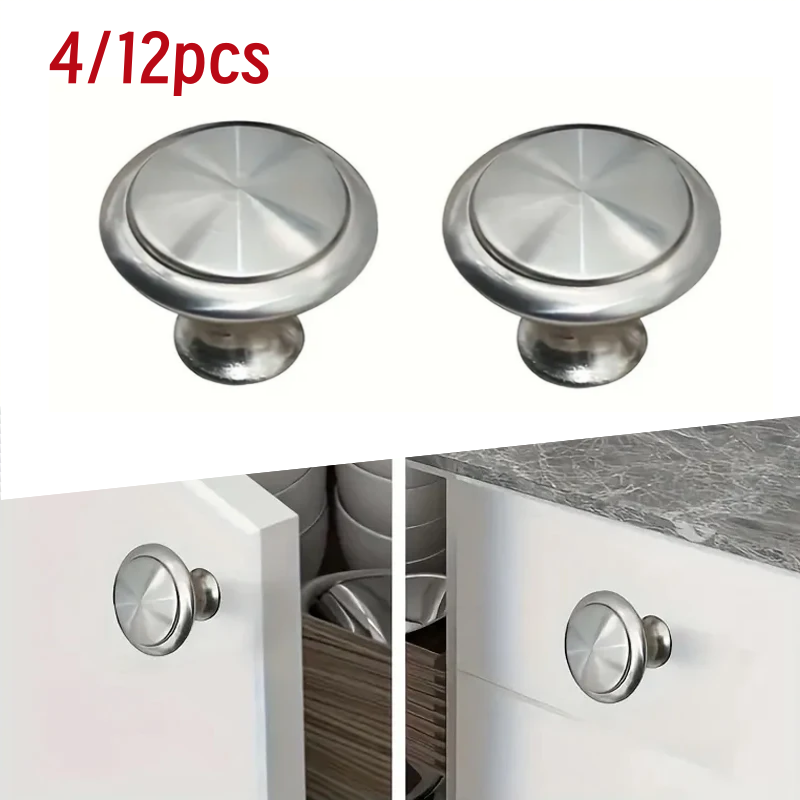 4/12개 서랍 손잡이, 가정용 원형 캐비닛 도어 손잡 - Used Furniture Hardware 리뷰 및 가격