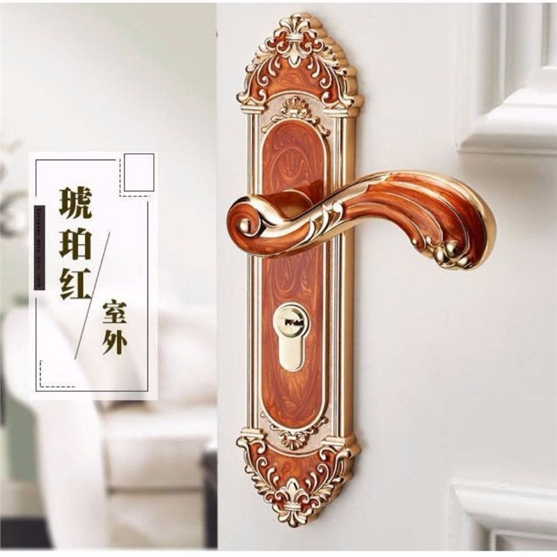 유럽 ​​스타일 무음 방문 손잡이 패션 인테리어 도어  - Furniture Hardware Lock 리뷰 및 가격