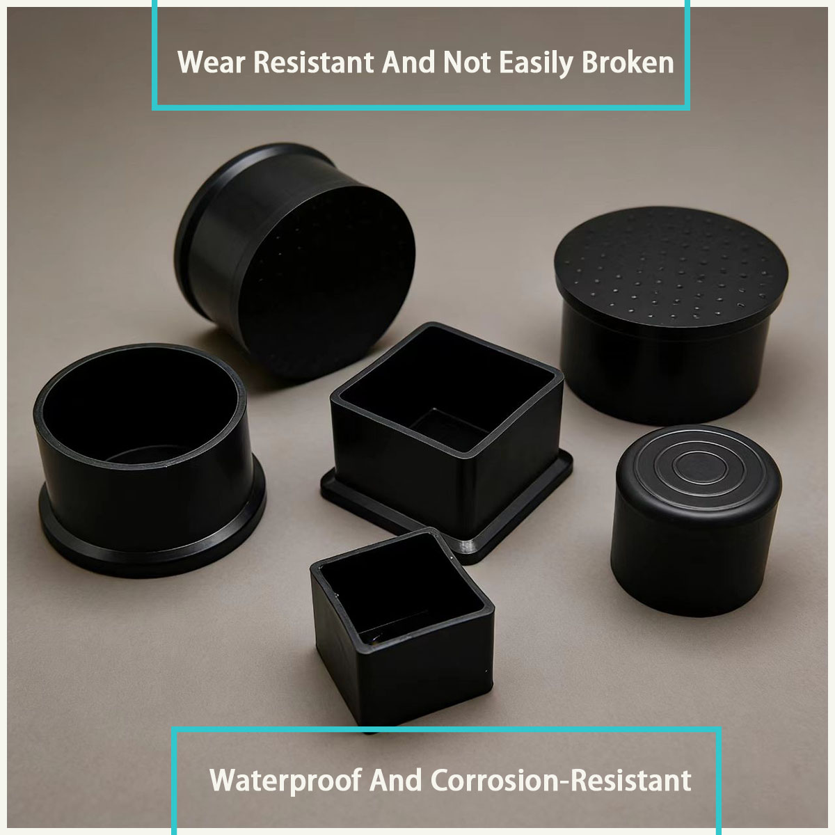 사각형/원형 검정색 PVC 연질 고무 보호 커버는 가구 - Used Furniture Hardware 리뷰 및 가격