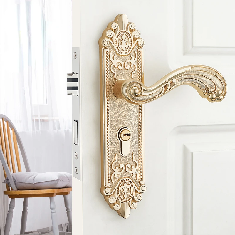 유럽식 무소음 실내 도어 핸들 고급 도난 방지 도어락  - Furniture Hardware Lock 리뷰 및 가격