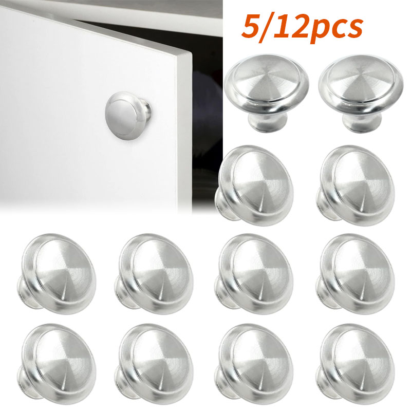 5/12개 서랍 손잡이, 가정용 원형 캐비닛 도어 손잡 - Used Furniture Hardware 리뷰 및 가격