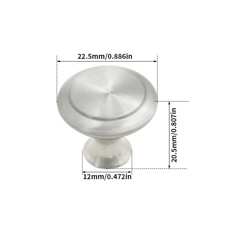 5/12개 서랍 손잡이, 가정용 원형 캐비닛 도어 손잡 - Used Furniture Hardware 리뷰 및 가격