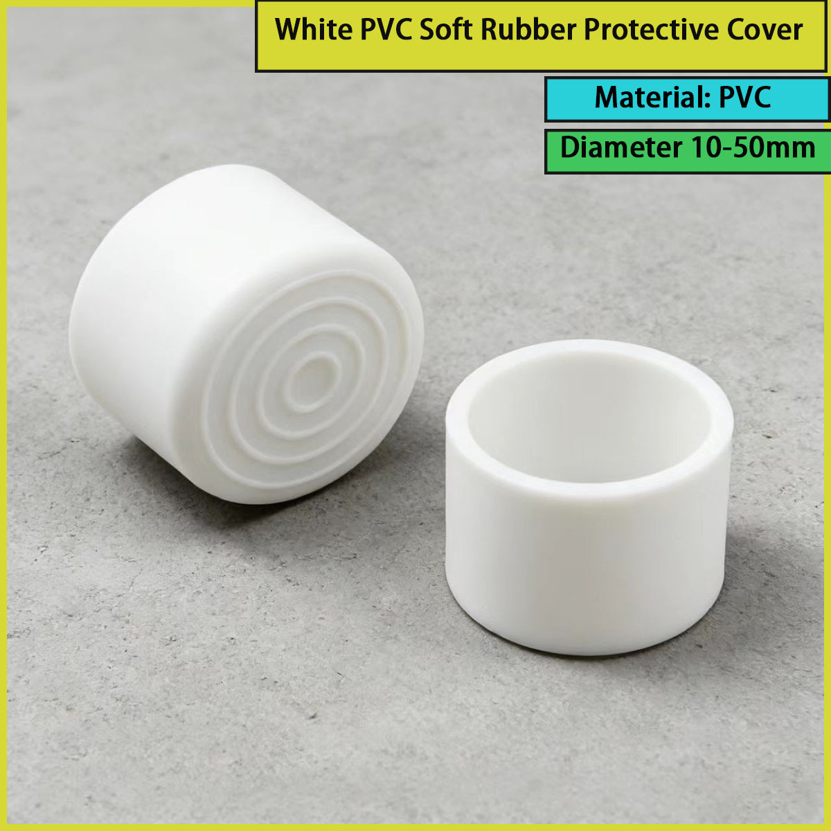 직경 10-50mm의 흰색 PVC 부드러운 고무 보호  - Used Furniture Hardware 리뷰 및 가격