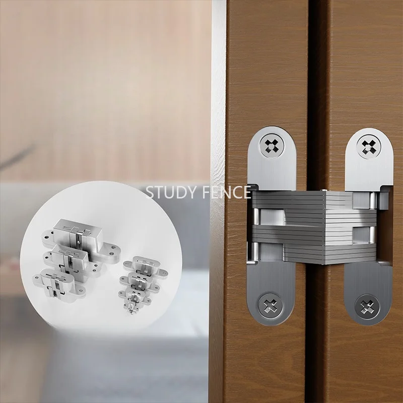 2PCS 금속 숨겨진 크로스 힌지 가정용 도어 힌지 1 - Used Furniture Hardware 리뷰 및 가격