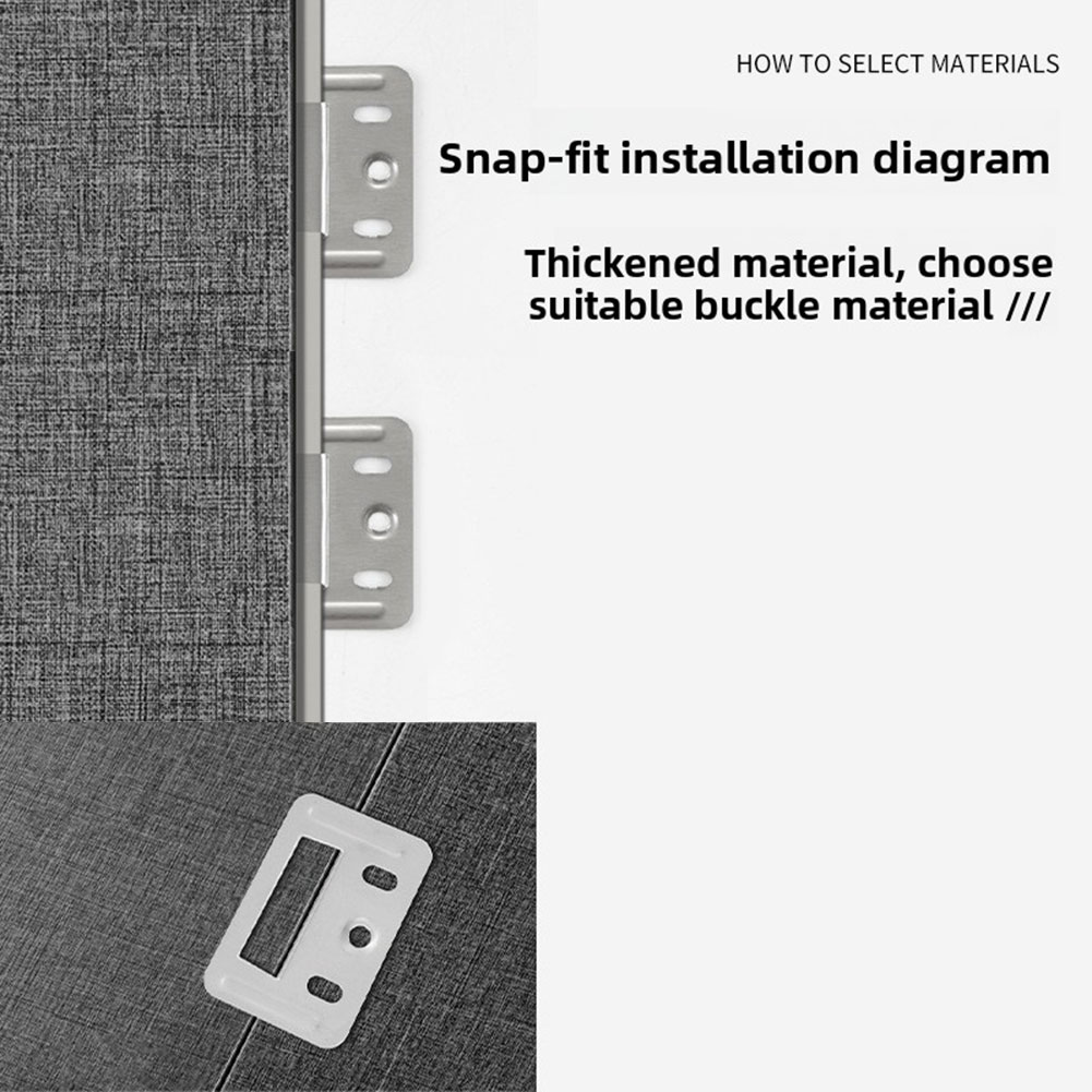100pcs 스테인레스 스틸 벽 패널 설치 클립 헤비  - Furniture And Hardware Supplies 리뷰 및 가격