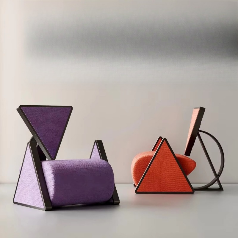 호텔과 거실에서 사용되는 현대적인 금속 삼각형 라운지  - Used Furniture Hardware 리뷰 및 가격