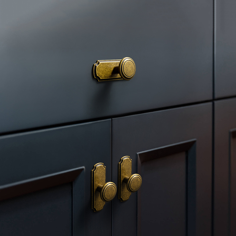 Goo-Ki 골동품 황동 서랍 손잡이 백플레이트 빈티지 - Furniture Hardware With Backplate 리뷰 및 가격