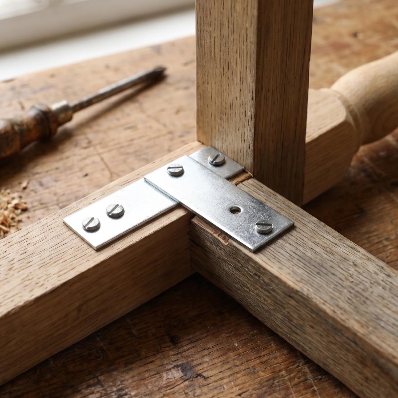 6/1PCS 헤비 듀티 스트레이트 브레이스 브래킷 금속 - Furniture And Hardware Supplies 리뷰 및 가격
