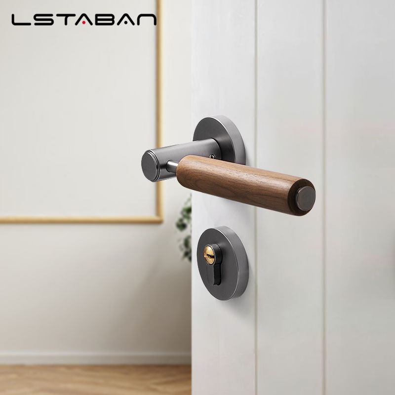 분할 음소거 도난 방지 도어 잠금 북유럽 수제 호두 나 - Furniture Hardware Lock 리뷰 및 가격