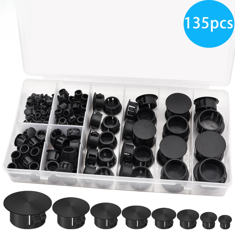 135개 블랙 커버 나사형 플러그 헤드 가구 와셔 플라 - Furniture Hardware Types 리뷰 및 가격
