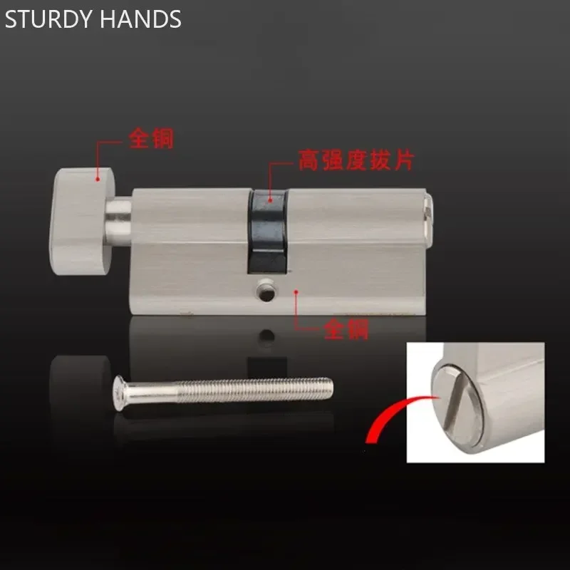 실내 단단한 나무 문 황동 열쇠가없는 잠금 코어 욕실  - Furniture Hardware Lock 리뷰 및 가격