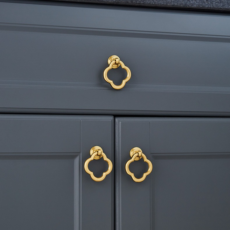 신형 중국 스타일 순황동 가구 손잡이 황금색 손잡이 캐 - Furniture And Kitchen Hardware Fitting 리뷰 및 가격