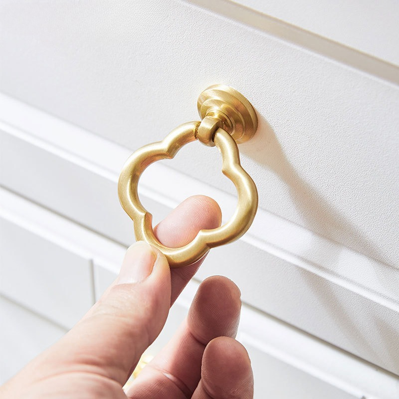 신형 중국 스타일 순황동 가구 손잡이 황금색 손잡이 캐 - Furniture And Kitchen Hardware Fitting 리뷰 및 가격