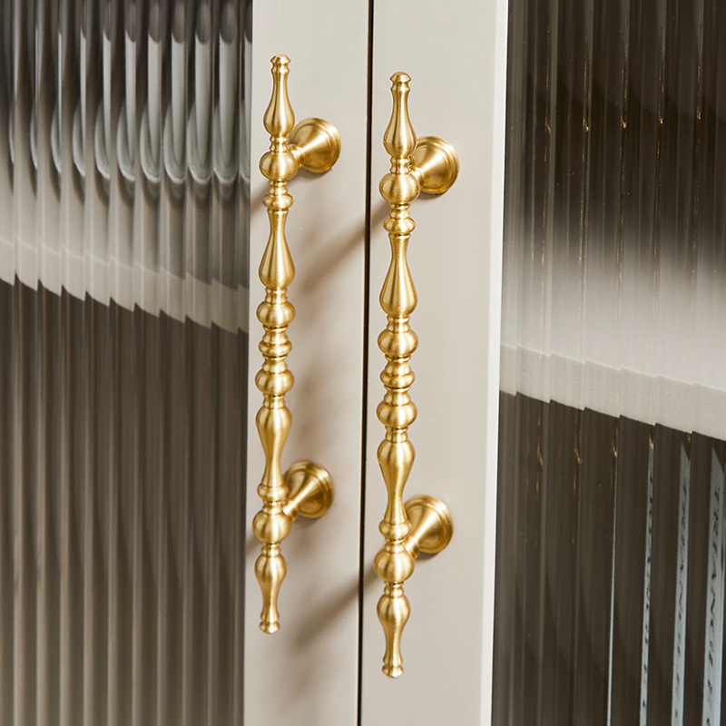 프랑스산 순황동 가구 손잡이 밝은 금색 손잡이 옷장 및 - Furniture And Kitchen Hardware Fitting 리뷰 및 가격