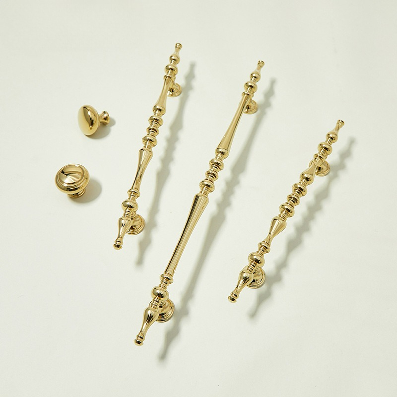 프랑스산 순황동 가구 손잡이 밝은 금색 손잡이 옷장 및 - Furniture And Kitchen Hardware Fitting 리뷰 및 가격