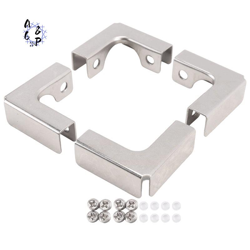 A68P-4Pcs L 타입 유리 고정 클립 2방향 유리 - Furniture Hardware Types 리뷰 및 가격
