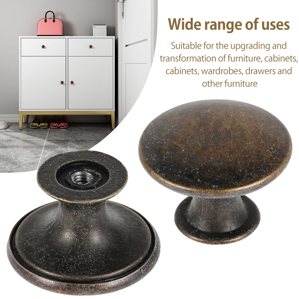 12PCS 레트로 풀 핸들 브론즈 톤 합금 주방 서랍  - Furniture And Kitchen Hardware Fitting 리뷰 및 가격