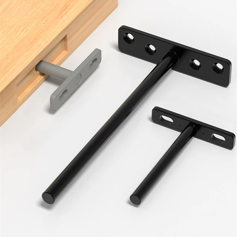 1Pcs 보이지 않는 지지대 T-브래킷 벽걸이 선반 보 - Furniture Hardware Types 리뷰 및 가격