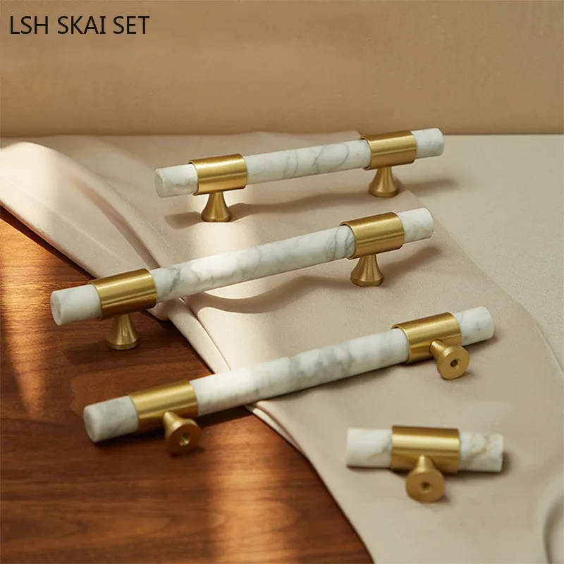 대리석 황동 손잡이, 북유럽 서랍 손잡이, 주방 캐비닛 - Furniture And Hardware Supplies 리뷰 및 가격